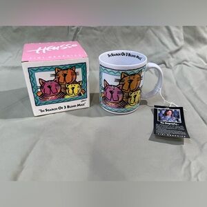 Heusso Vintage 1993 Cat Coffee Mug 3 Blind‎ Mice